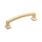 4" Centers Arched Pull in Signature Satin Brass