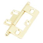 Ball Tip Hinge in Polished Brass