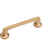 5" Centers Rounded Handle in Brushed Bronze