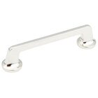 5" Centers Rounded Handle in Polished Nickel