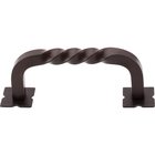 Square Twist 3" Centers with Backplates Bar Pull in Oil Rubbed Bronze