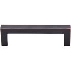 Square Bar 3 3/4" Centers Bar Pull in Tuscan Bronze