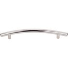 Curved 6 5/16" Centers Arch Pull in Polished Nickel