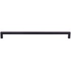 Square Bar 17 5/8" Centers Bar Pull in Flat Black