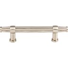 Luxor 3 3/4" Centers Bar Pull in Brushed Satin Nickel