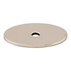 Oval 1 1/2" Knob Backplate in Polished Nickel