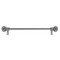 18" Centers 5/8" Smooth Bar pull with Large Finials and 56 Swarovski Elements