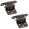 Hardware Resources - Flush Hinge 1Pair in Brushed Oil Rubbed Bronze (PAIR)