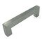 Schwinn Hardware - Cabinet Pulls - Squared Handle in Brushed Stainless Steel